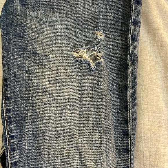 Gap kids distressed full length overalls - sz LG- perfect condition - never worn - Picture 2 of 4